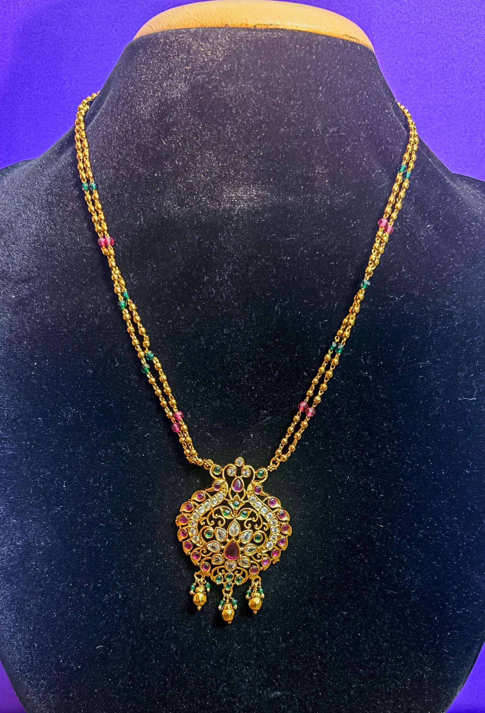 Colorful Kundan Necklace